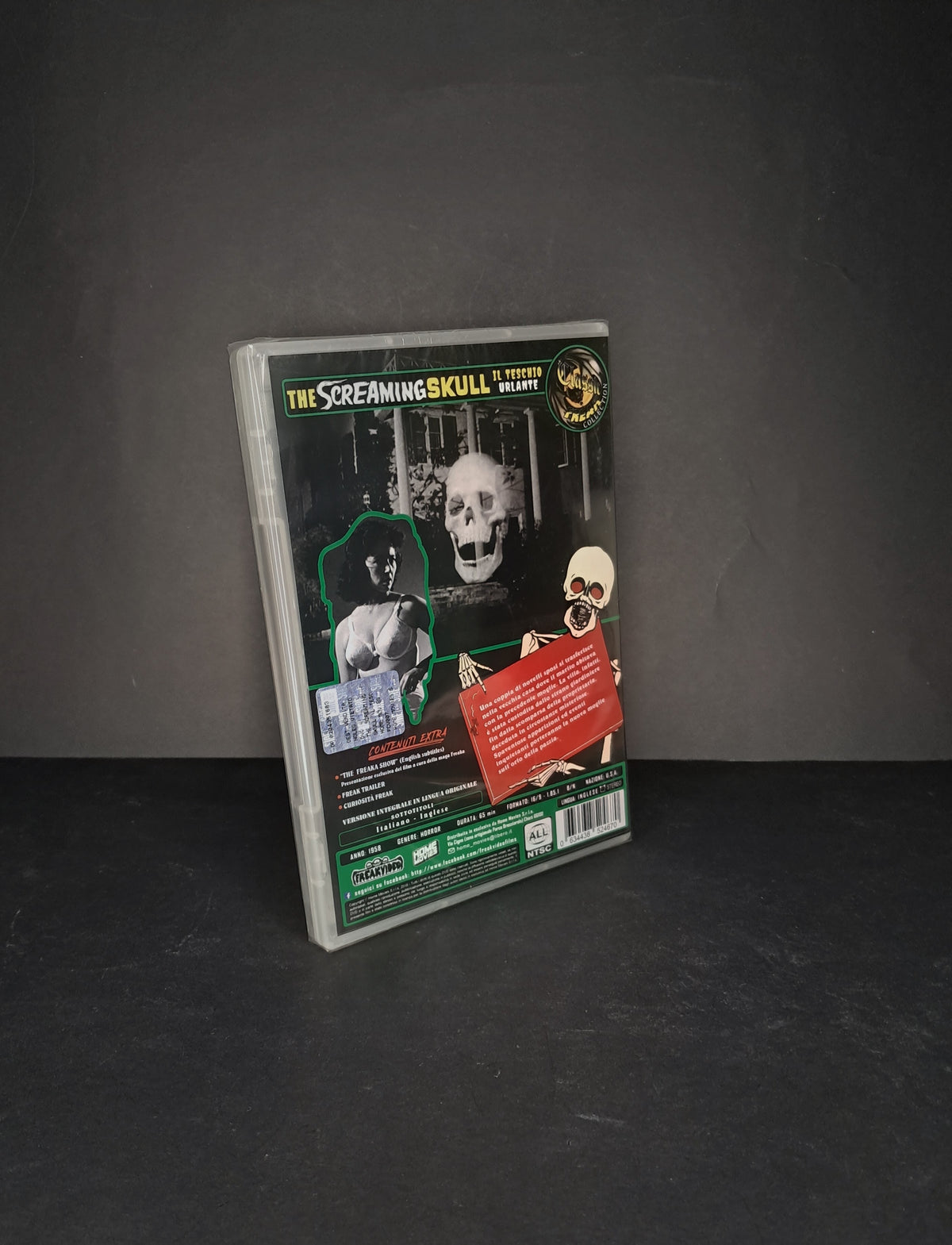 The Screaming Skull DVD  (FREAK VIDEO)