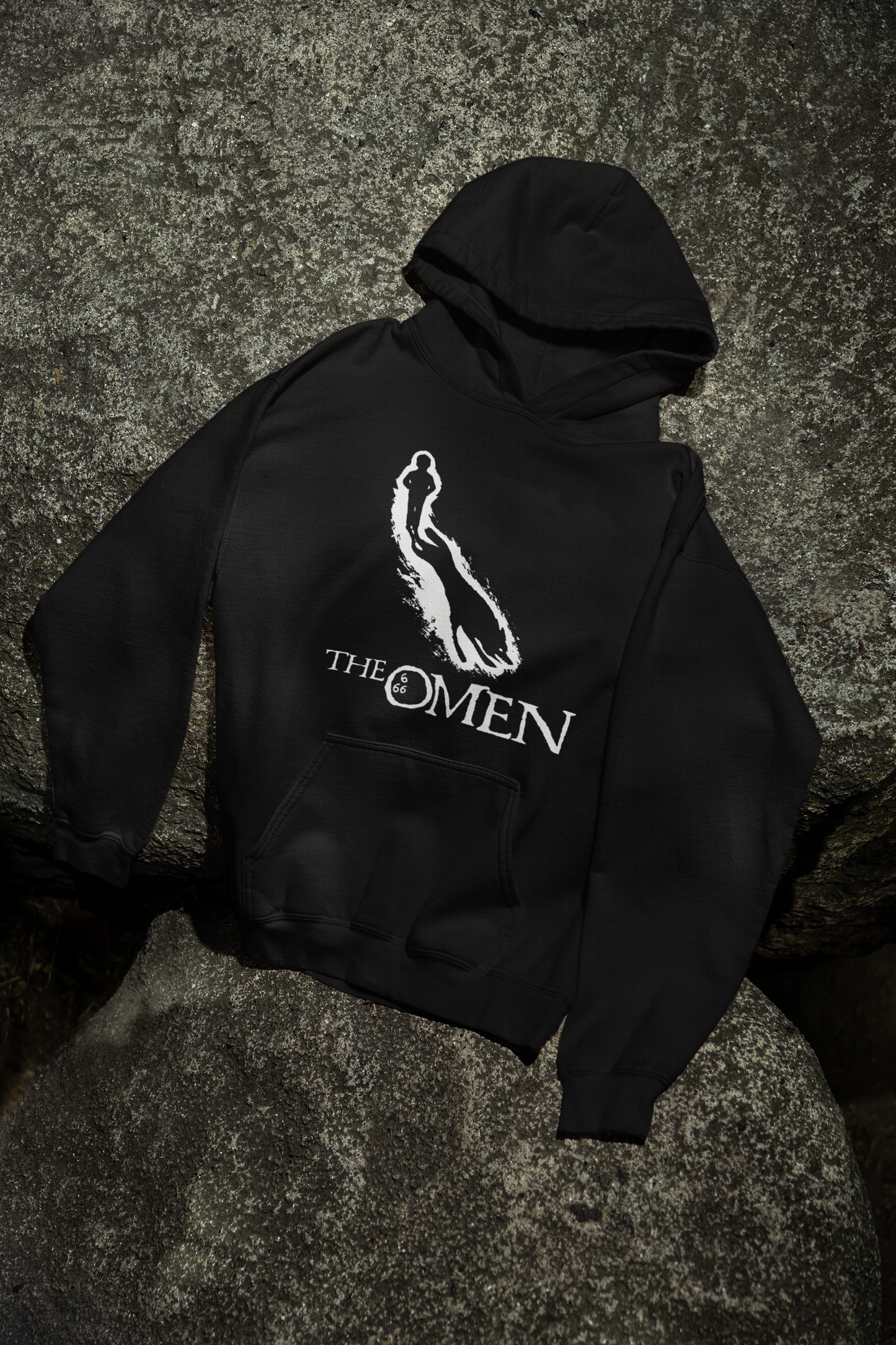 The Omen 1976 Poster Inspired Hoodie - Black