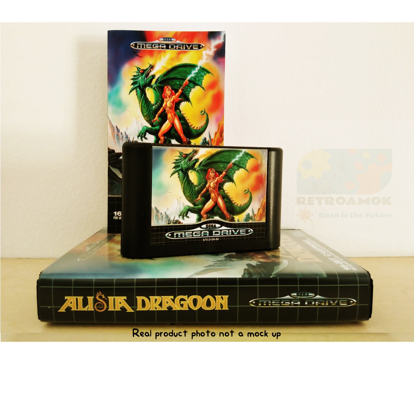 Alisia Dragoon (Mega Drive 2, 1992, Boxed, Manual, PAL)