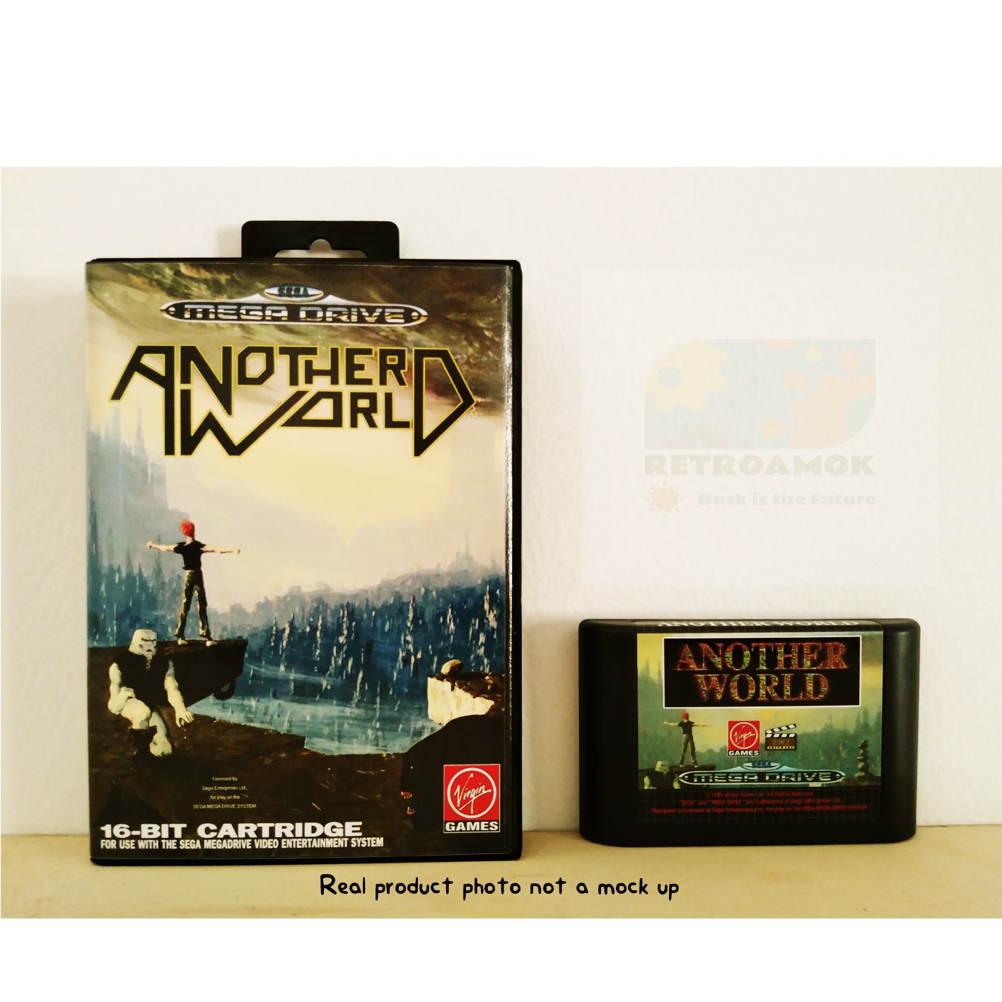 Another World (Mega Drive 2, 1991, Boxed, PAL)