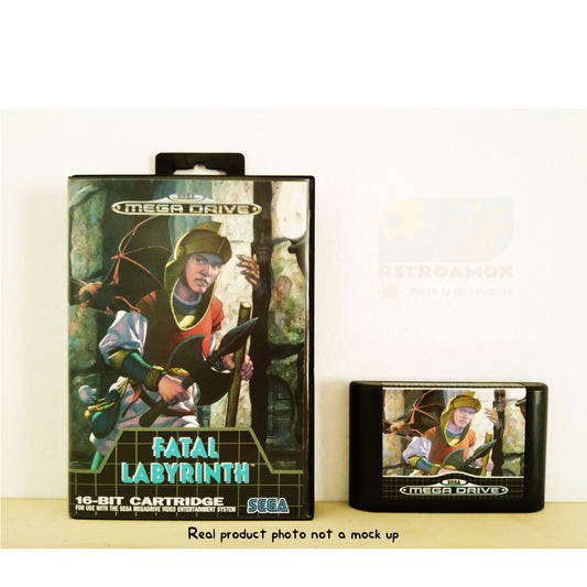 Fatal Labyrinth (Mega Drive 2, 1990, Boxed, PAL)