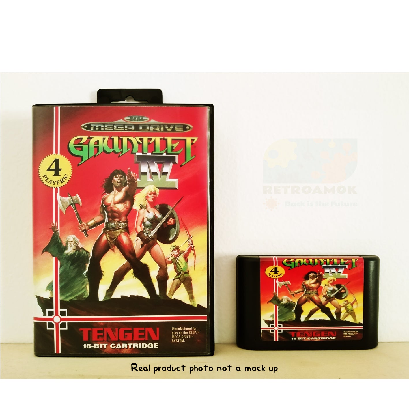 Gauntlet IV (Mega Drive 2, 1993, Boxed, PAL)