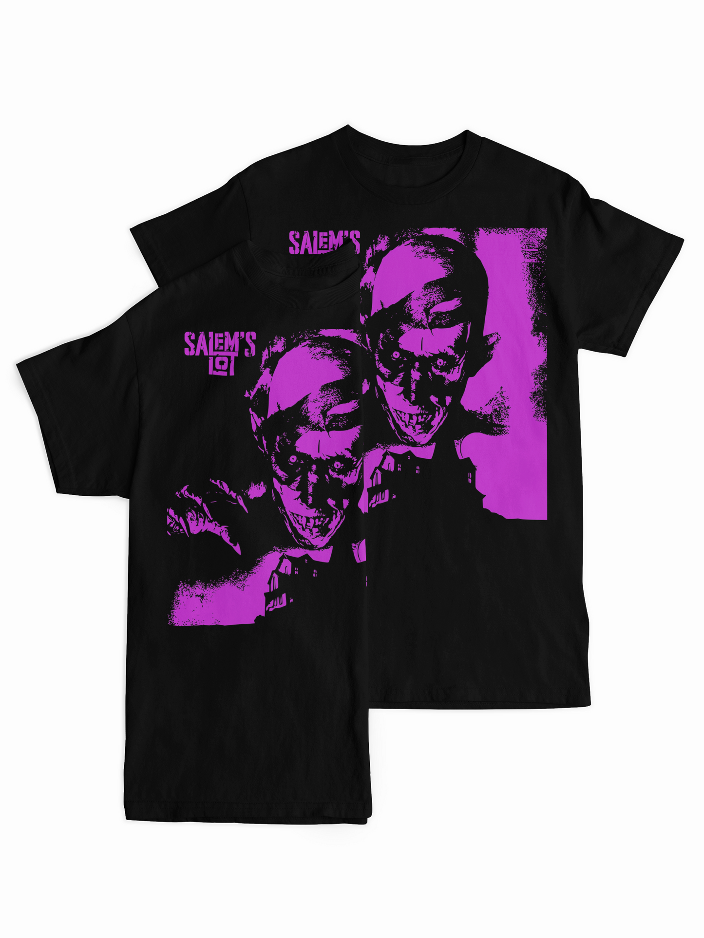 Salem's Lot VHS Cover Inspired T-Shirt Μαύρο