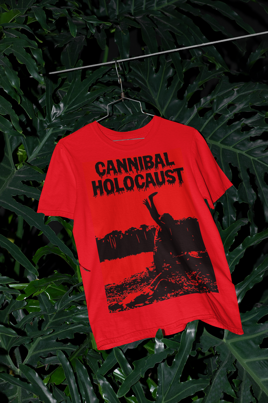 Cannibal Holocaust  VHS Cover T-Shirt Κόκκινο