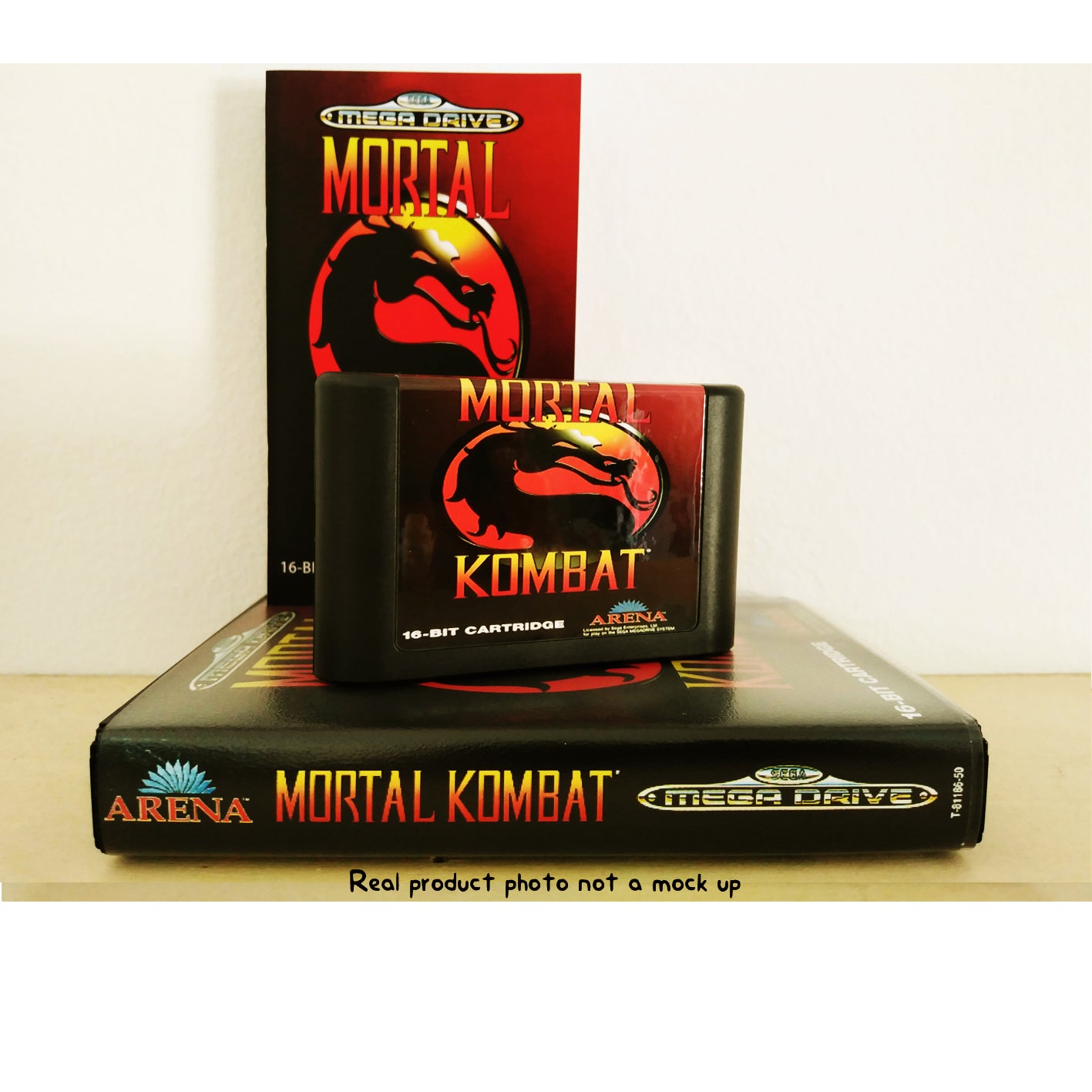 Mortal Kombat (Sega Mega Drive 2, 1992, Boxed, Manual, PAL)