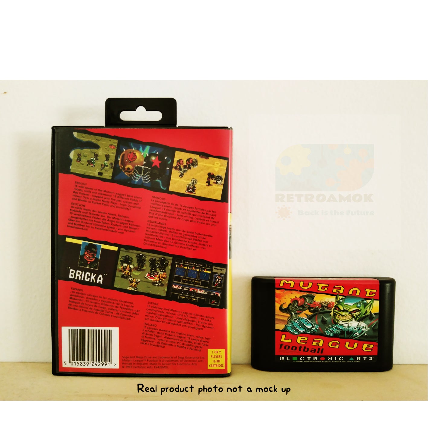 Mutant League Football (Mega Drive 2, 1993, Boxed, PAL)