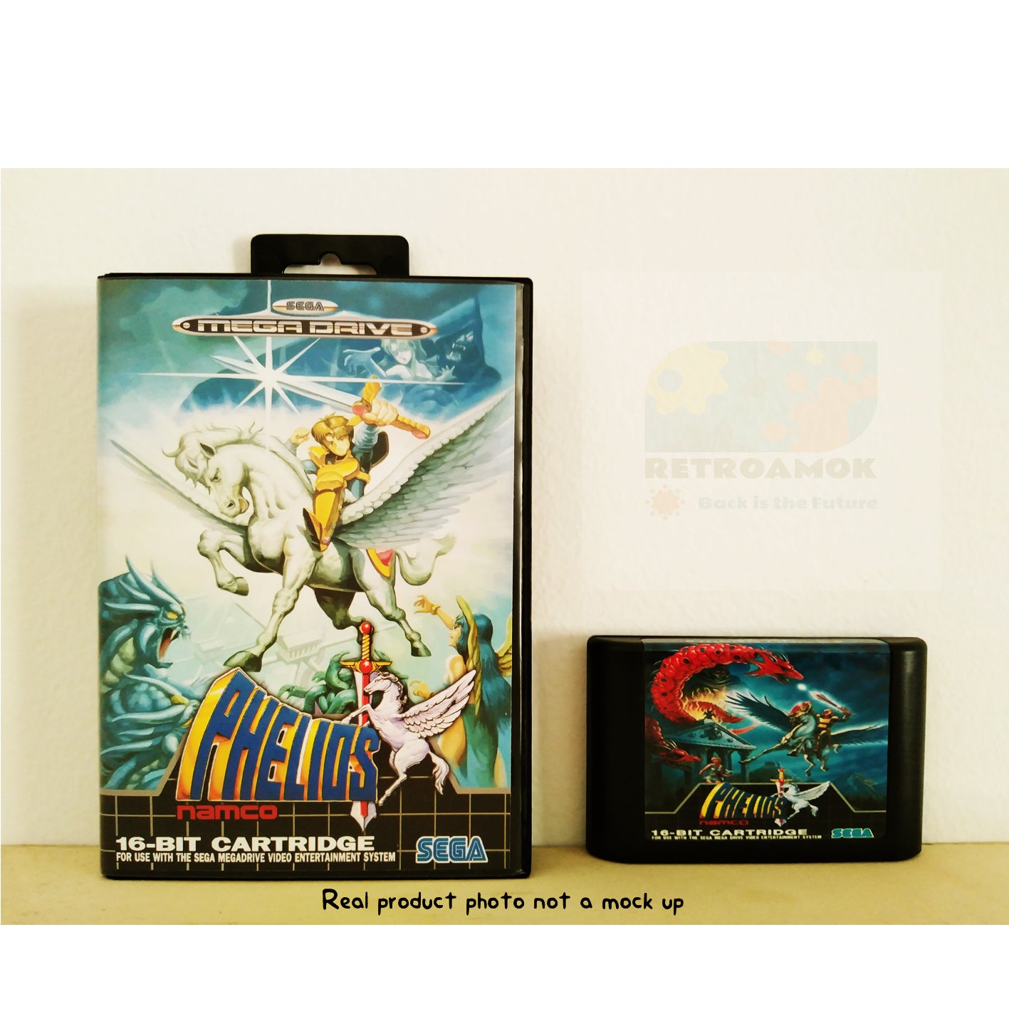 Phelios (Mega Drive II, 1990, Boxed, PAL)