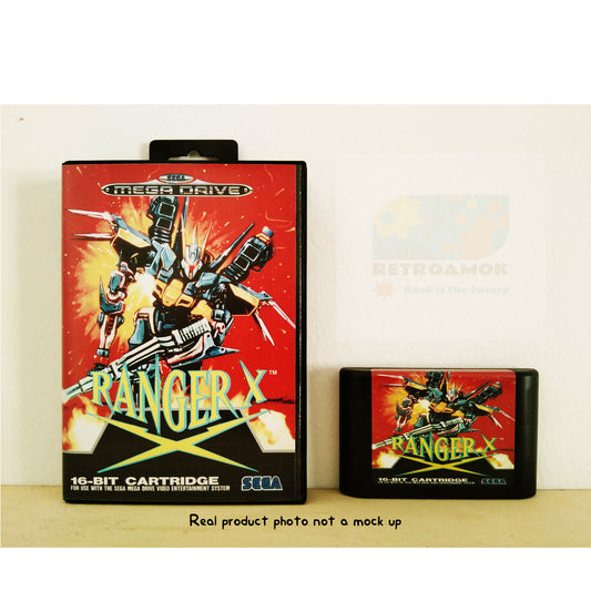 Ranger X (Mega Drive 2, 1993, Boxed, PAL)