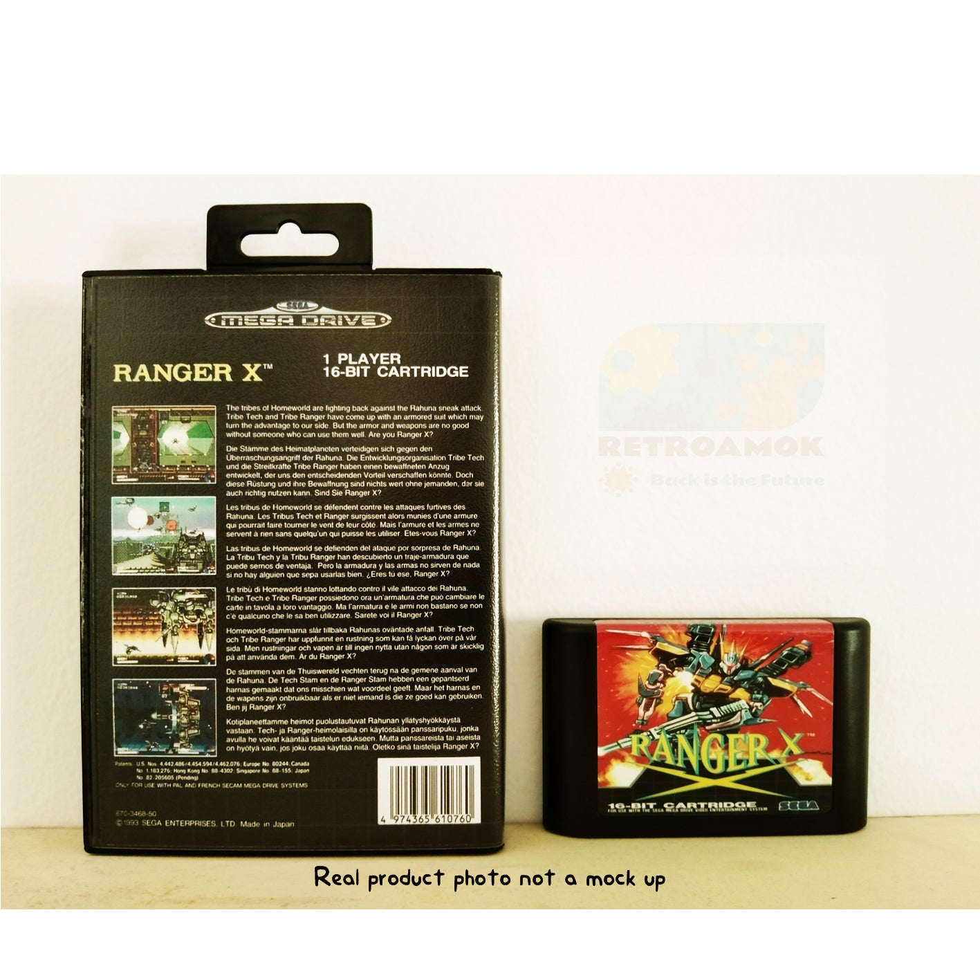 Ranger X (Mega Drive 2, 1993, Boxed, PAL)