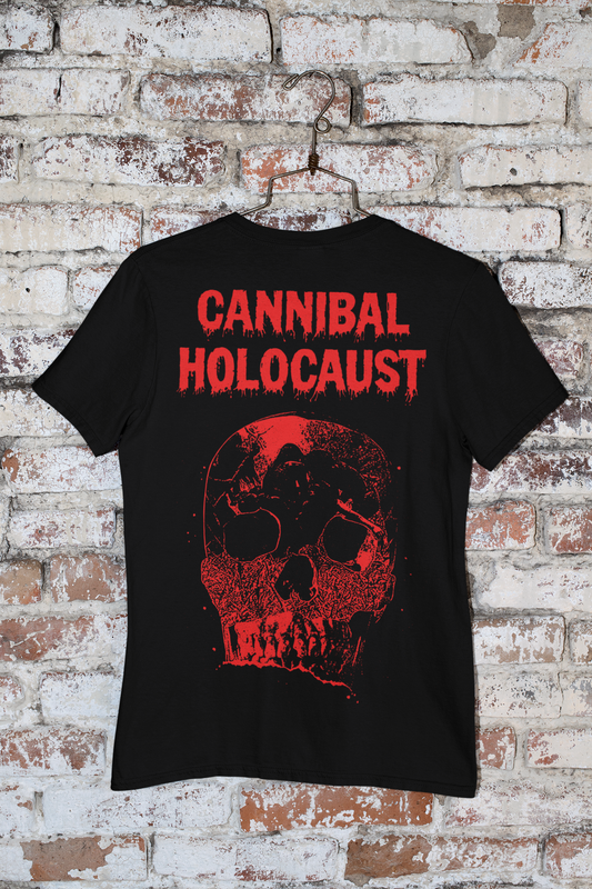 Cannibal Holocaust VHS Cover Inspired  T-Shirt Μαύρο