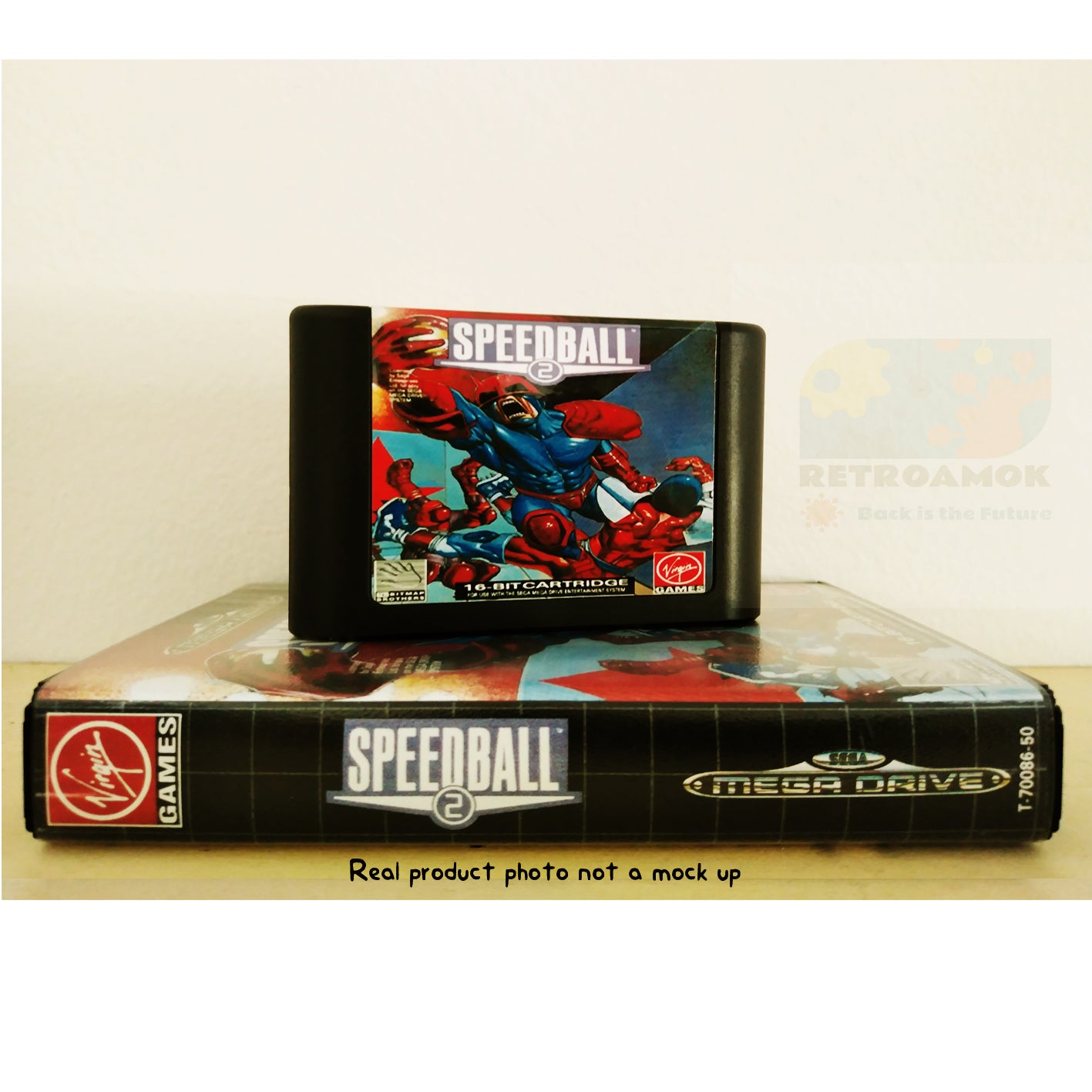 Speedball 2: Brutal Deluxe (Sega Mega Drive 2, 1990, Boxed, PAL)