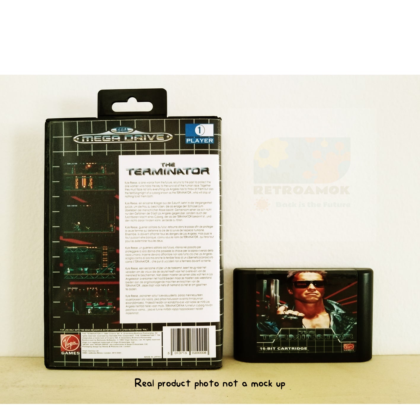 The Terminator (Sega Mega Drive 2, 1992, Boxed, PAL)