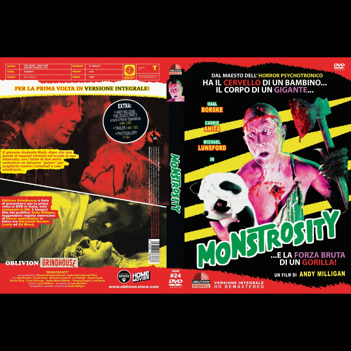 Monstrosity DVD (OBLIVION GRINDHOUSE)