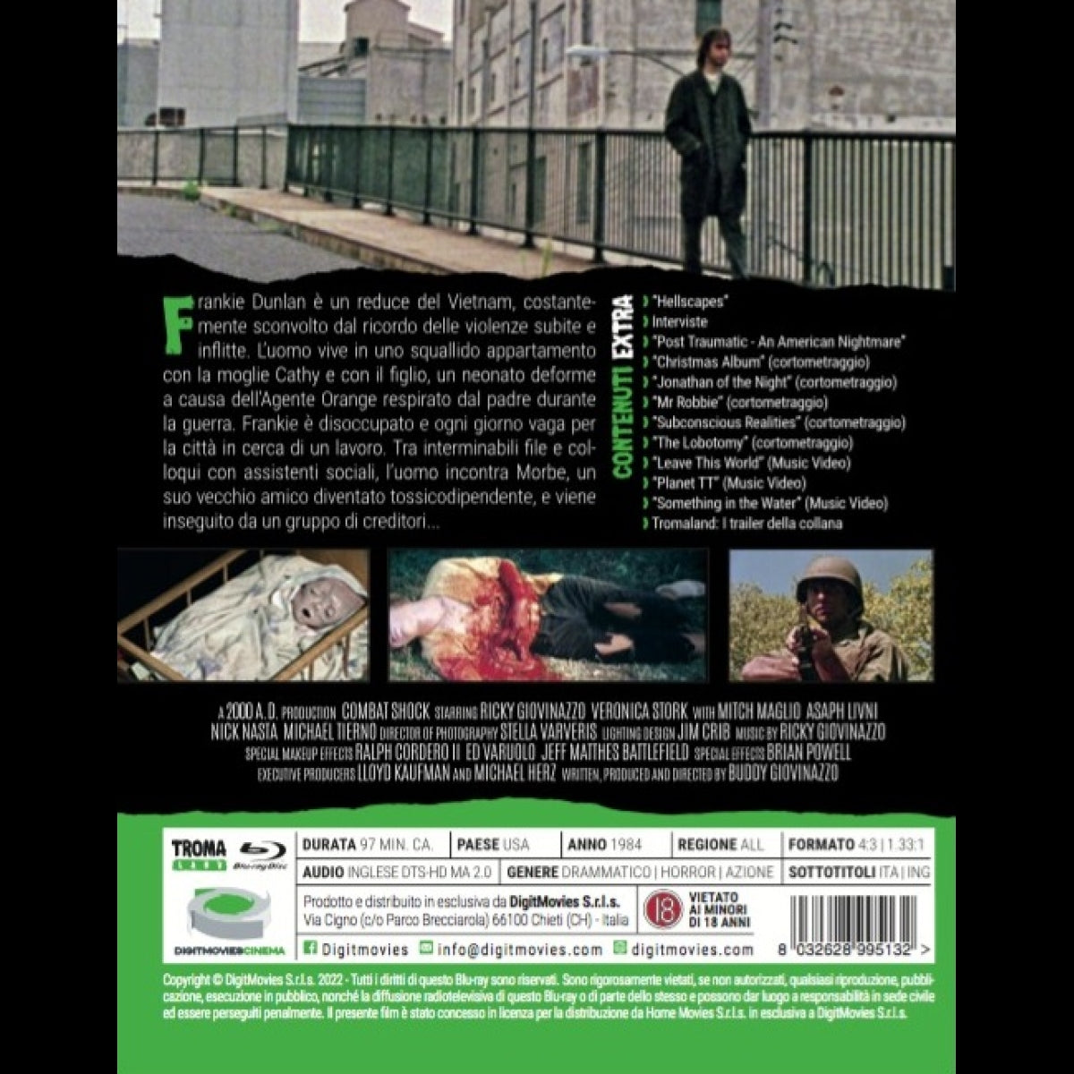 Combat Shock DVD (TROMA LAND)