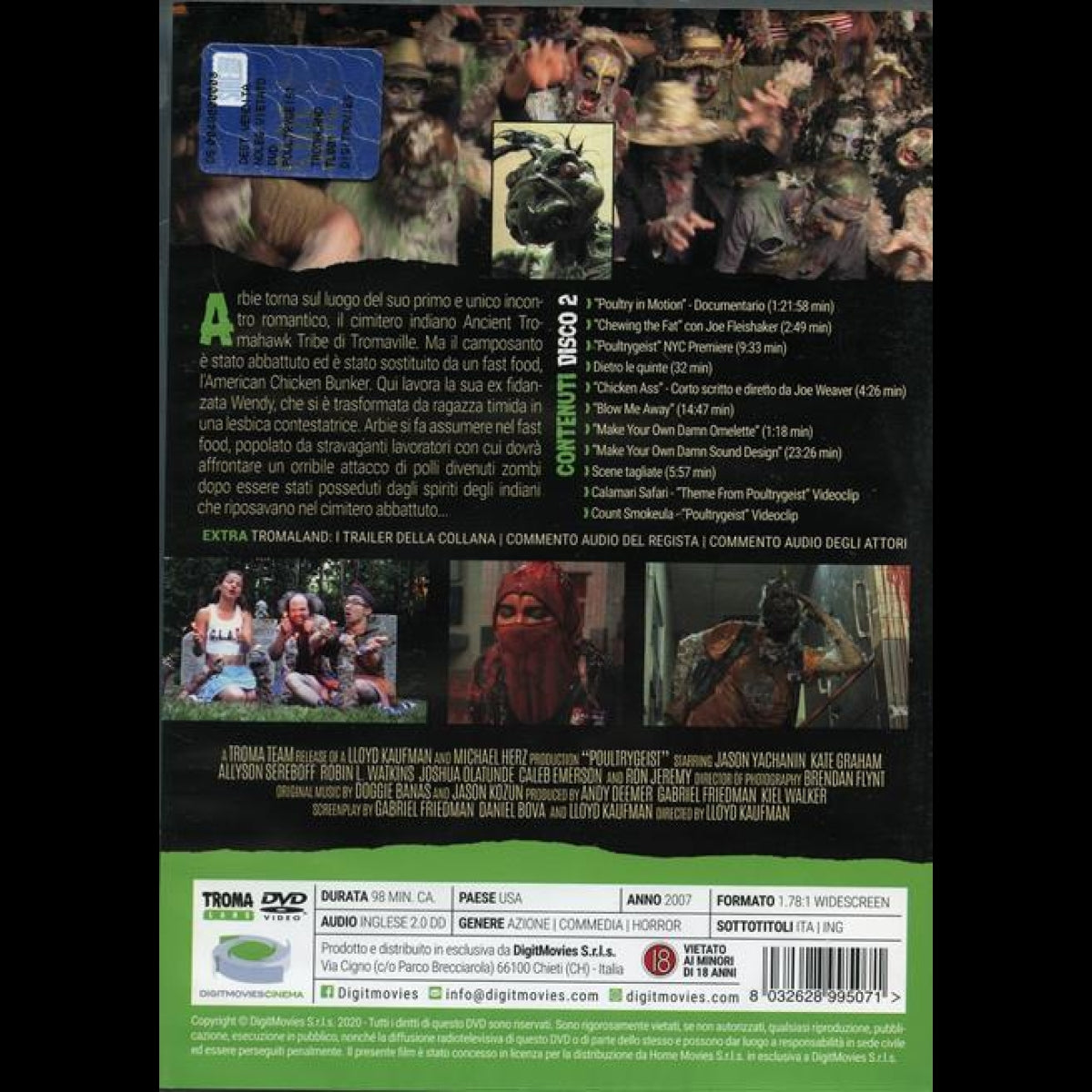Poultrygeist: Night of the Chicken Dead  DVD (TROMA LAND)