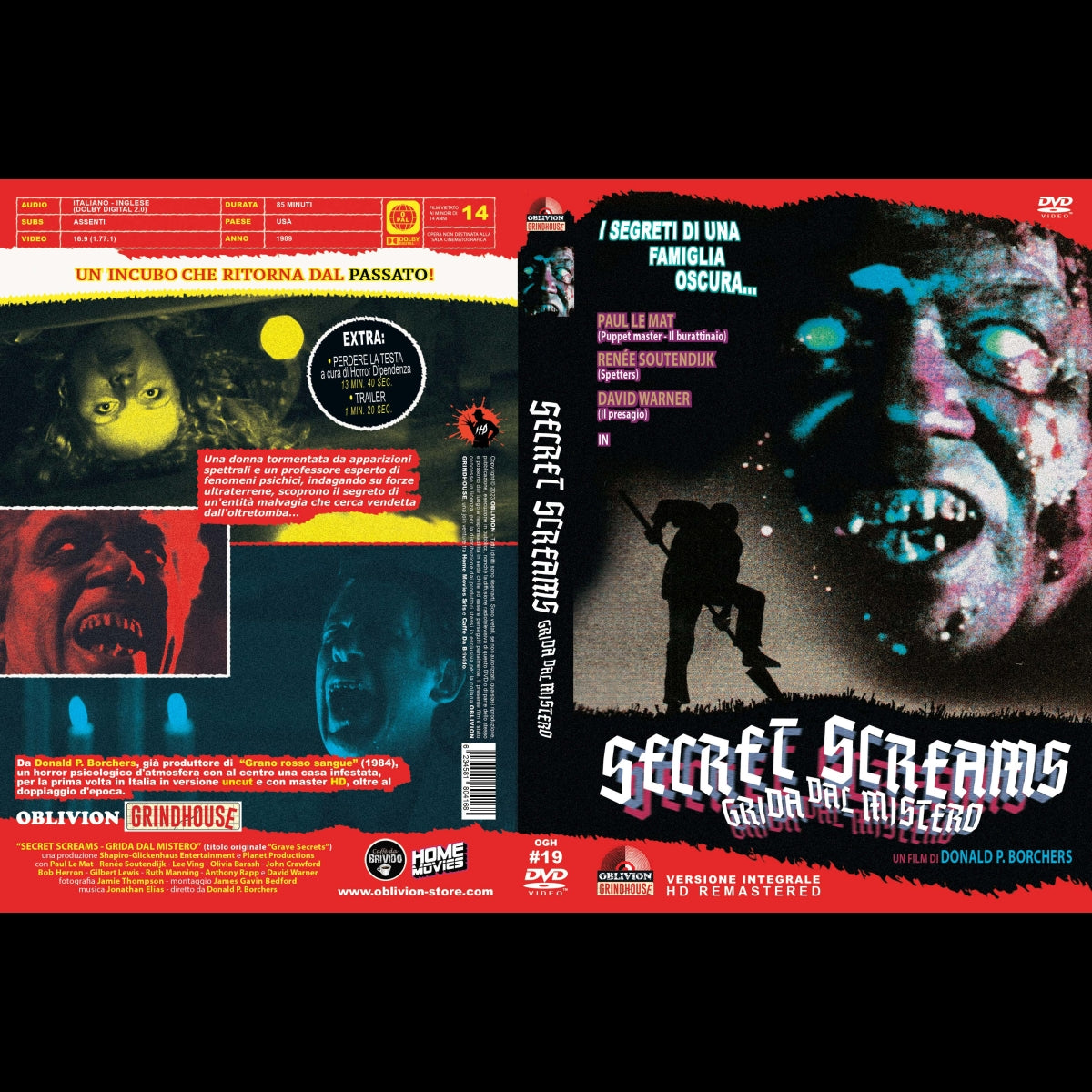 Secret Screams aka Grave Secrets  DVD (OBLIVION GRINDHOUSE)