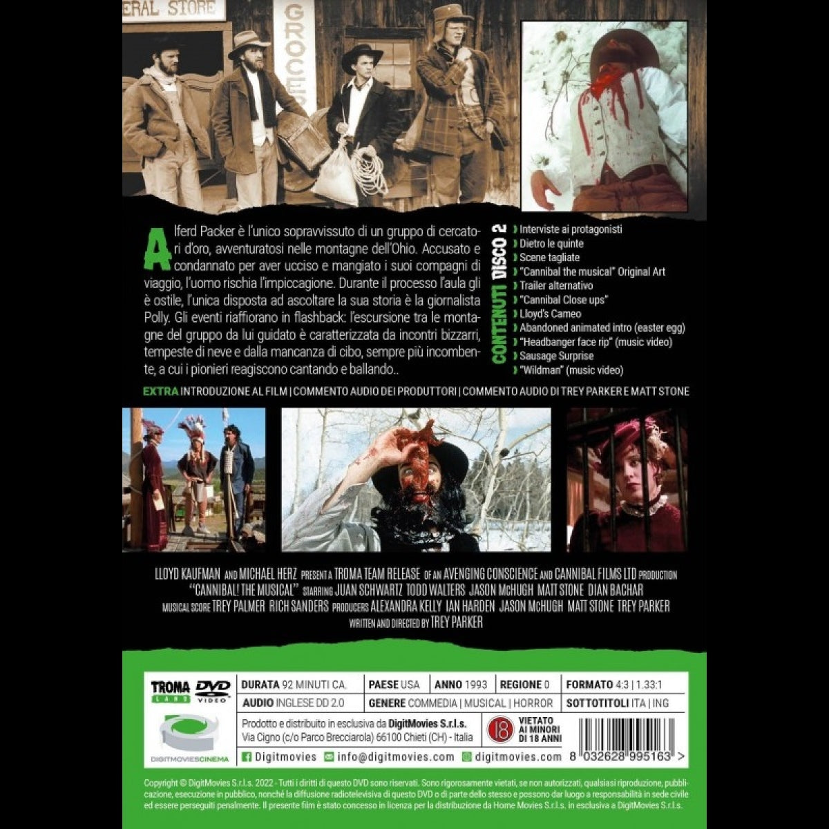 Cannibal! The Musical DVD (TROMA LAND)
