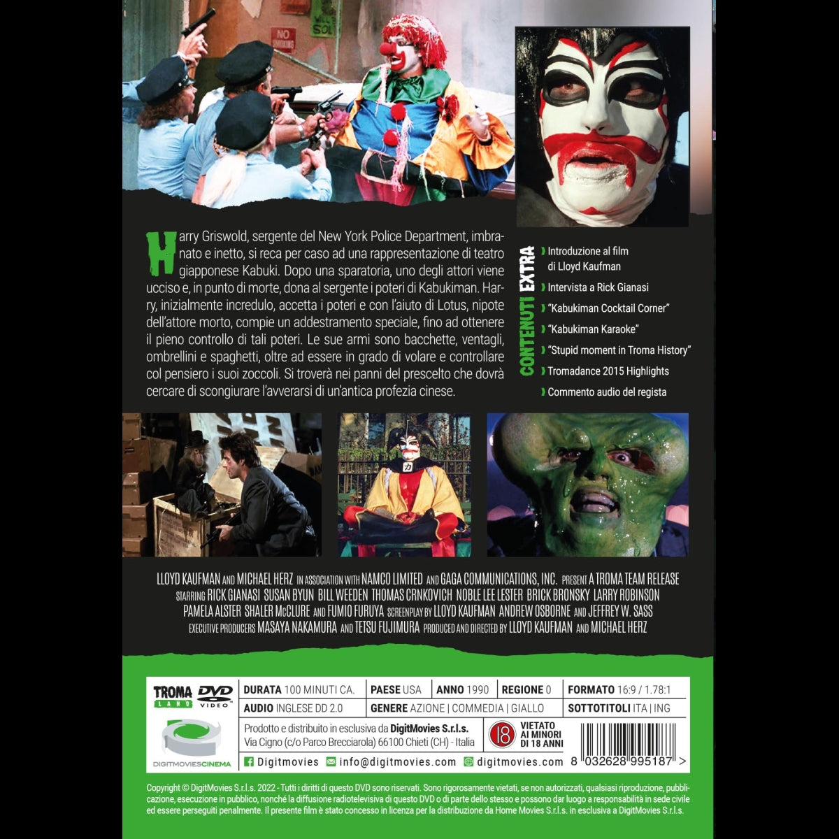 SGT. Kabukiman N.Y.P.D. DVD (TROMA LAND)