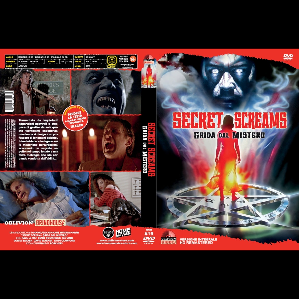 Secret Screams aka Grave Secrets DVD (OBLIVION GRINDHOUSE)