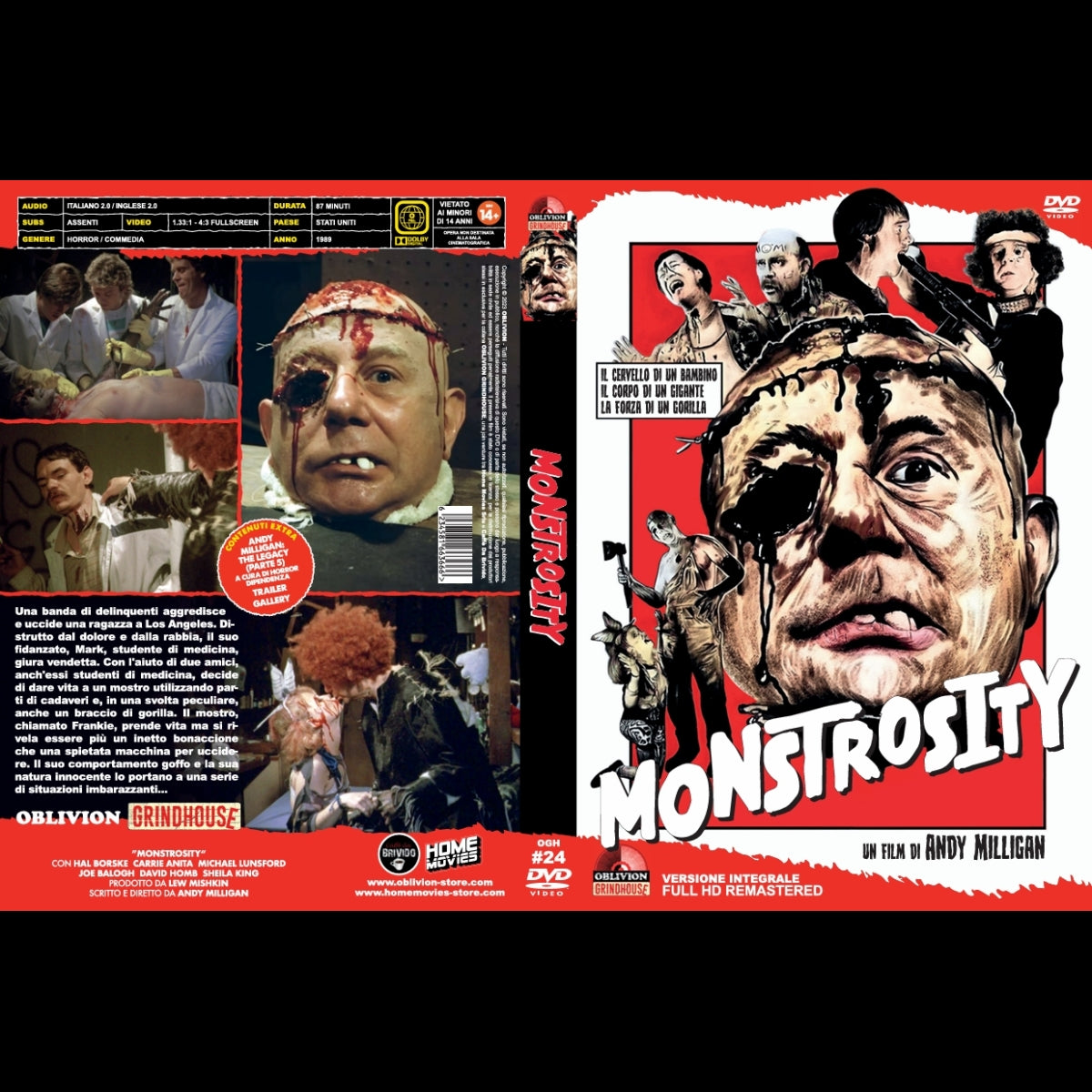 Monstrosity DVD (OBLIVION GRINDHOUSE)
