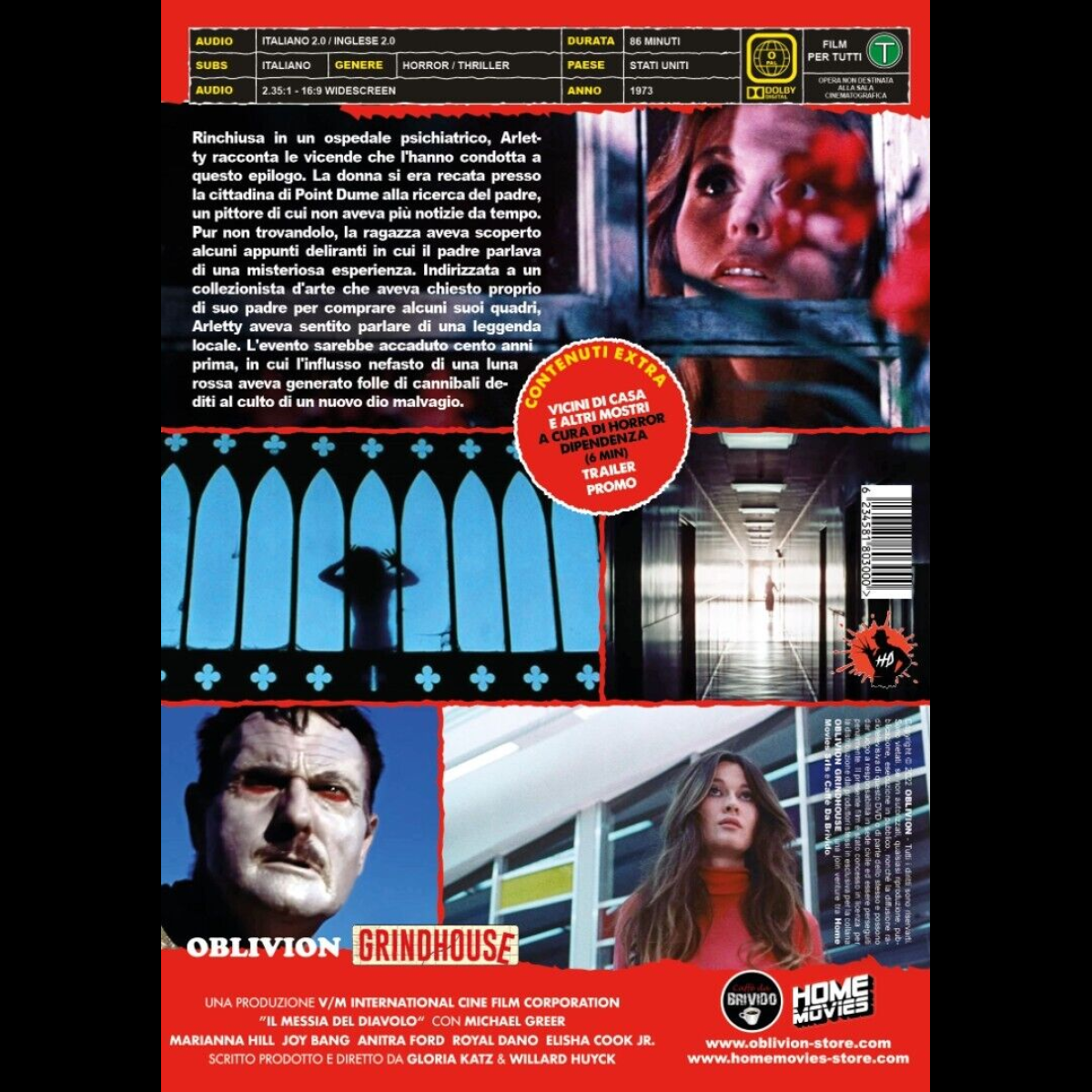Messiah of Evil a.k.a. Il Messiah Del Diavolo DVD (OBLIVION GRINDHOUSE)