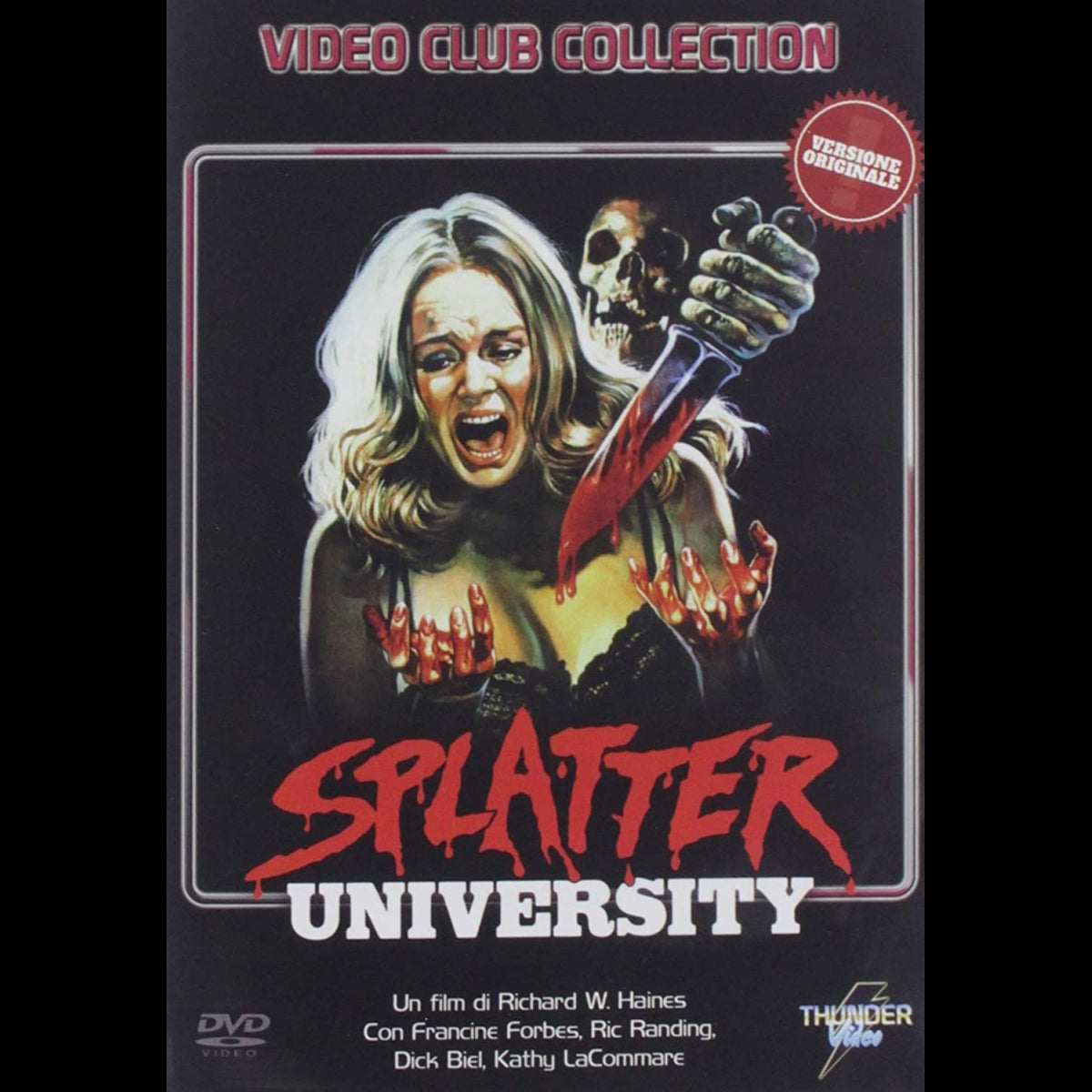 Splatter university DVD (THUNDER VIDEO)