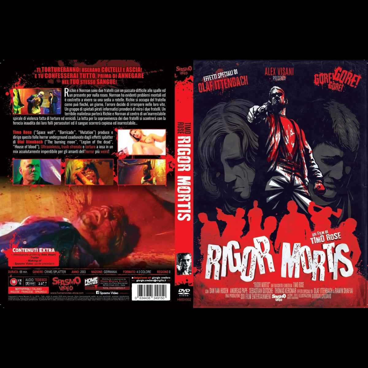 Rigor Mortis DVD (SPASMO VIDEO)
